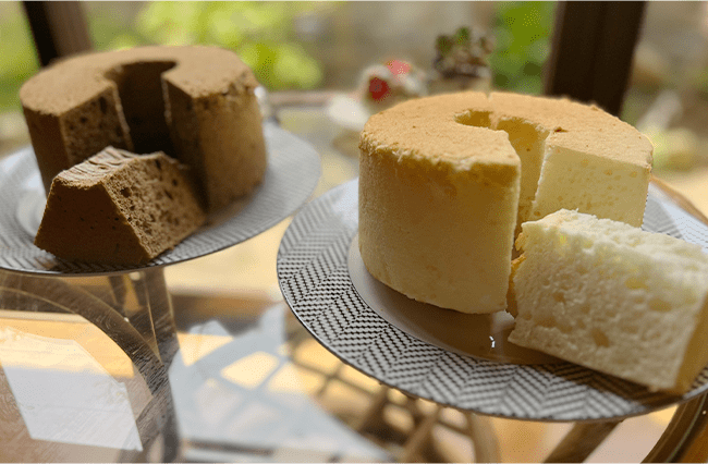 シフォンケーキの画像